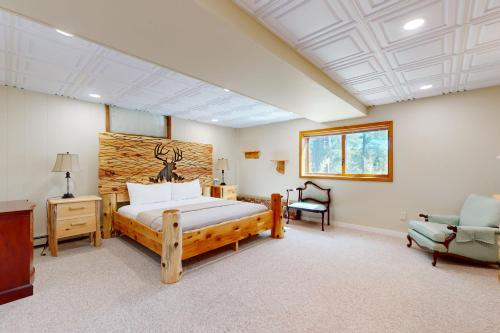 Katil atau katil-katil dalam bilik di Soaring Pines Lakeside