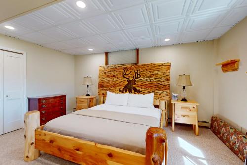 Katil atau katil-katil dalam bilik di Soaring Pines Lakeside