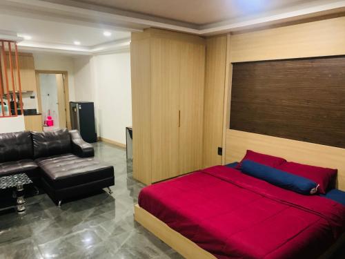 Χώρος καθιστικού στο Appartement pattaya 2