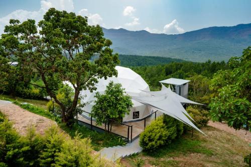Příroda nedaleko luxury tent