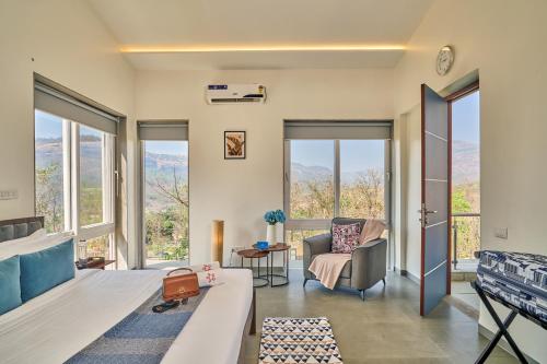 Katil atau katil-katil dalam bilik di SaffronStays Golden Hour