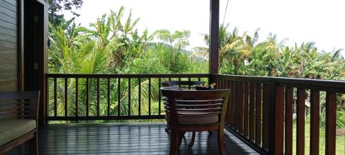 Balkoni atau teres di Beji Ayu Villas Sidemen