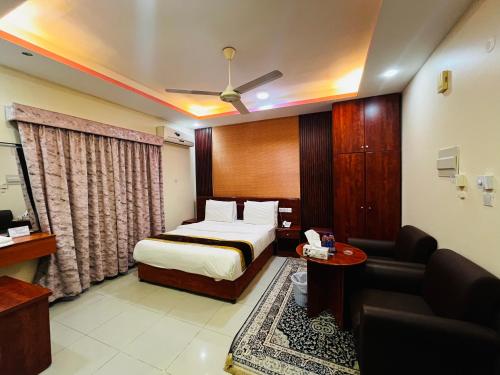 Katil atau katil-katil dalam bilik di Al Nakheel Hotel Apartments