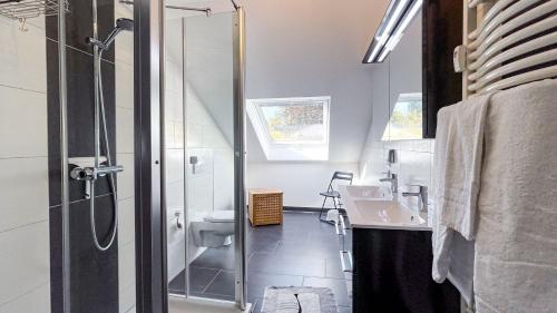 Et badeværelse på FeWo Siebenstern