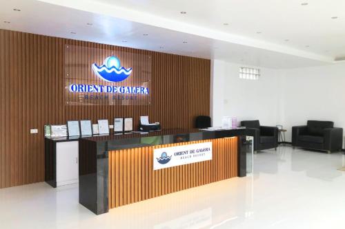 Certifikát, hodnocení, plakát nebo jiný dokument vystavený v ubytování Orient De Galera Beach Resort