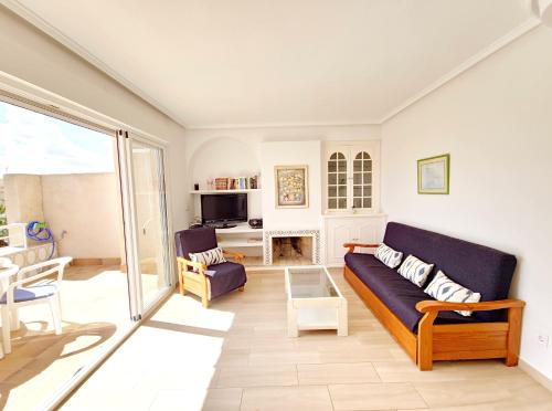 Penthouse with a large terrace next to the beaches