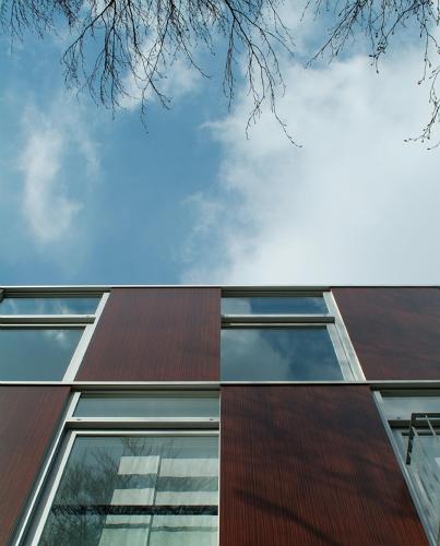 a view of the facade of a building at Parkhotel Izegem in Izegem
