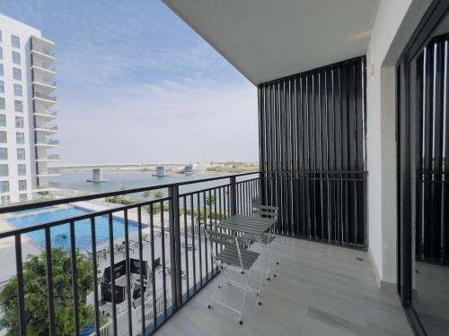 Balcon ou terrasse dans l'établissement Cosy Studio in Yas Island, Abu Dhabi