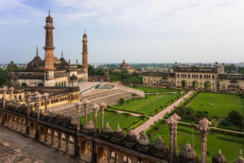 a view of the rashtrapati bhavan from the top of a building at Hyatt Regency Lucknow Gomti Nagar in Lucknow