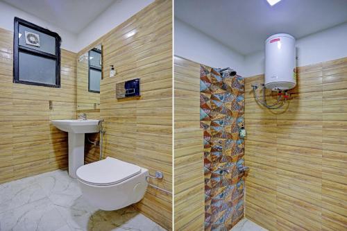 Koupelna v ubytování Hotel O ZION