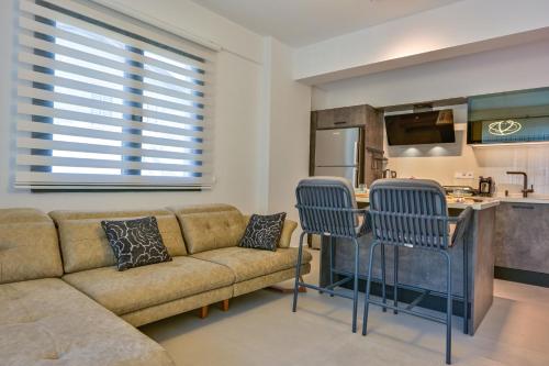Dapur atau dapur kecil di Hİ LİFE suites