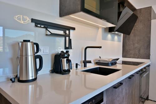 Dapur atau dapur kecil di Hİ LİFE suites