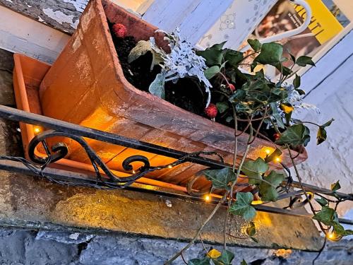 Μπαλκόνι ή βεράντα στο Les Colombages de Bergeval gîte familial dans les Ardennes