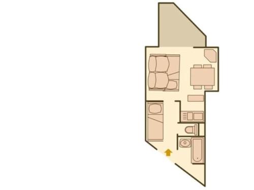 a floor plan at Résidence Le Chamois d'Or in Val Thorens