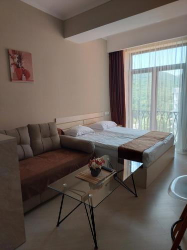 Posezení v ubytování Tsaghkadzor, Alvina Complex Apartment 163