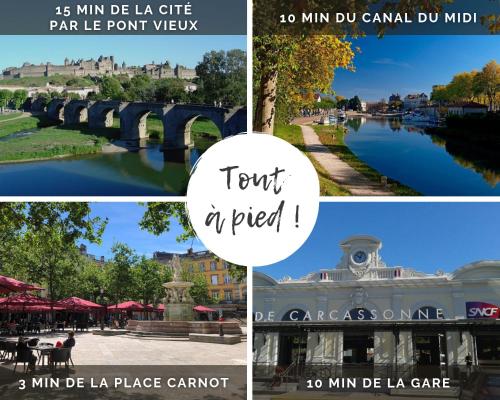 Cocon Carcassonnais - Free parking - Wifi - Climatisation - Tout équipée