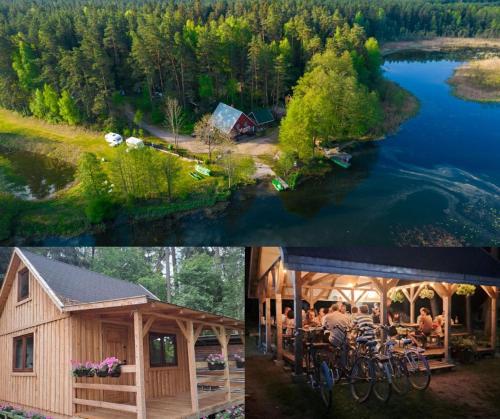 Domek nad Kanałem Augustowskim Stanica Wodna PTTK Płaska