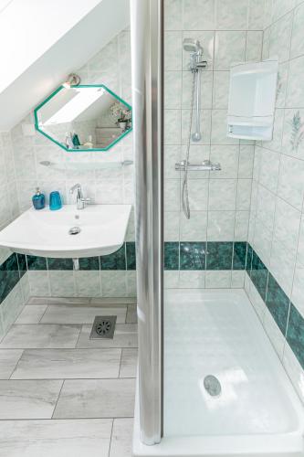 Ένα μπάνιο στο Rooms Močilnik