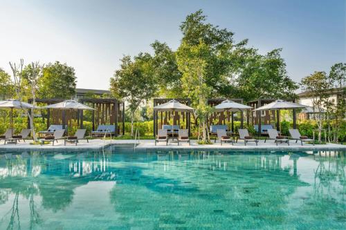 Swimmingpoolen hos eller tæt på Khao Lak Marriott Beach Resort & Spa