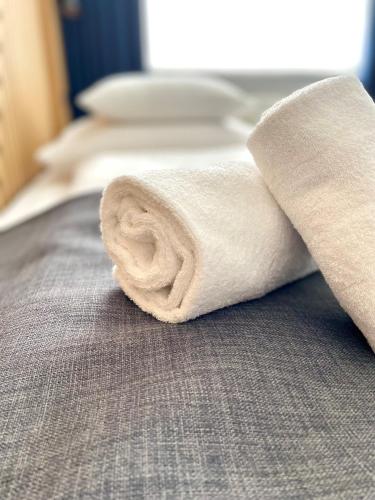 Postel nebo postele na pokoji v ubytování Hotel Bethel