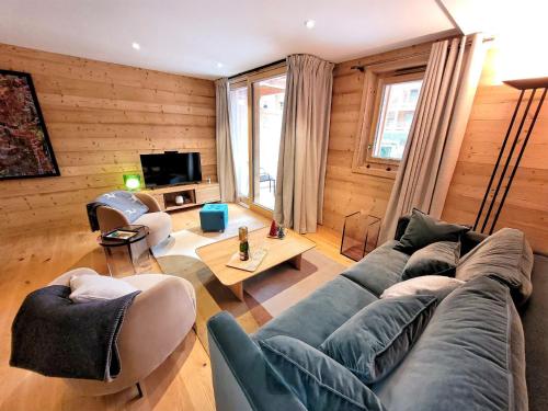 Photo de la galerie de l'établissement Appartement Les Gets, 6 pers, proche centre et remontées, avec parking - FR-1-598-186, aux Gets