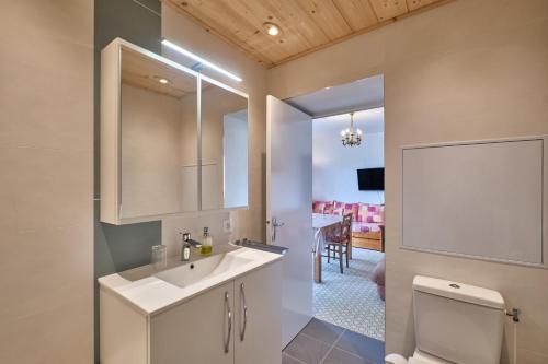 Koupelna v ubytování Lans en Vercors Studio 2 pièces