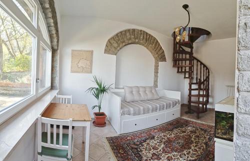 Ένα ή περισσότερα κρεβάτια σε δωμάτιο στο B&B Il Fiore nel Bosco