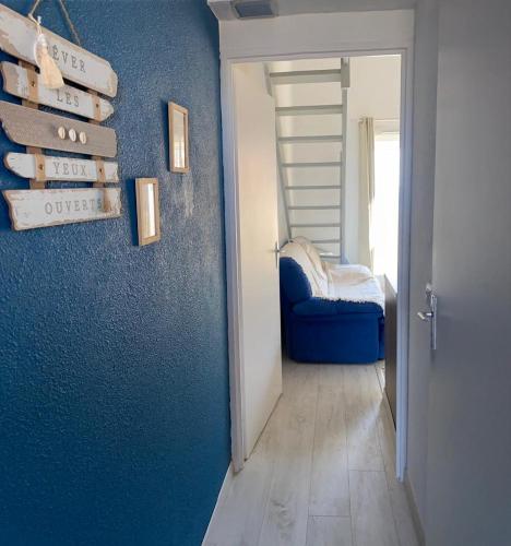 Paradis bleu vue mer, direct plage