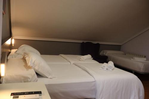 Postel nebo postele na pokoji v ubytování Hotel Tierra de Garnacha