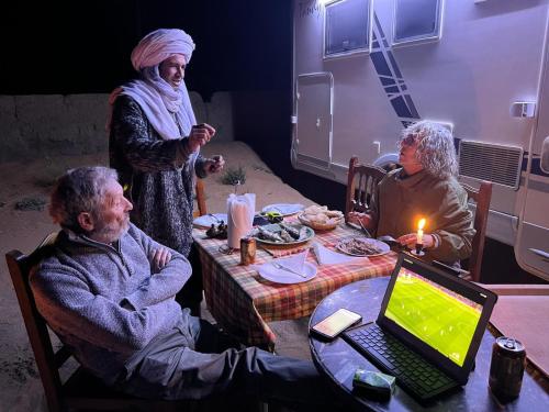 Hosté ubytování Hostel la palmeraie merzouga