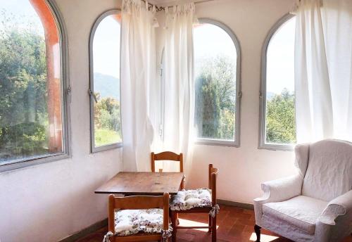 Ruang duduk di Agriturismo Poggio la Fioraia