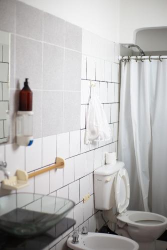 Koupelna v ubytování Meridiano Hostel Boutique