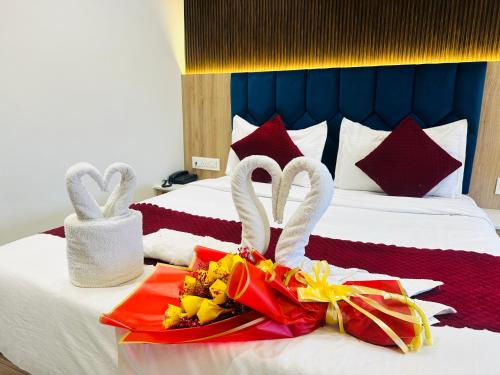 Amber B&B OPP GOLDEN TEMPLEにあるベッド