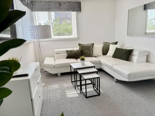 Гостиная зона в Cardiff Bay Escape Stunning Views Free Parking