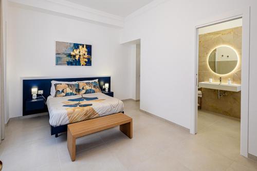 ADAMAS apartment , rooms and suiteにあるベッド