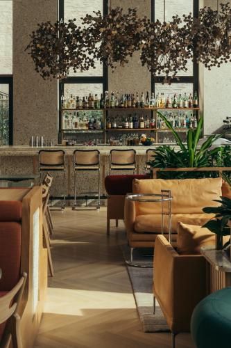 Χώρος καθιστικού στο Park Terrace Hotel