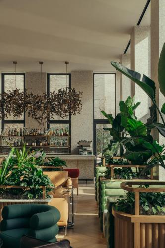 Χώρος καθιστικού στο Park Terrace Hotel