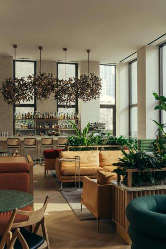 Χώρος καθιστικού στο Park Terrace Hotel