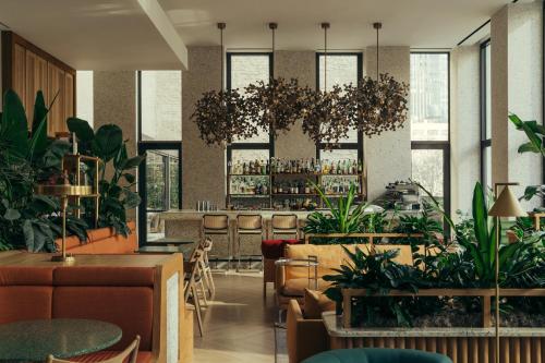 Χώρος καθιστικού στο Park Terrace Hotel