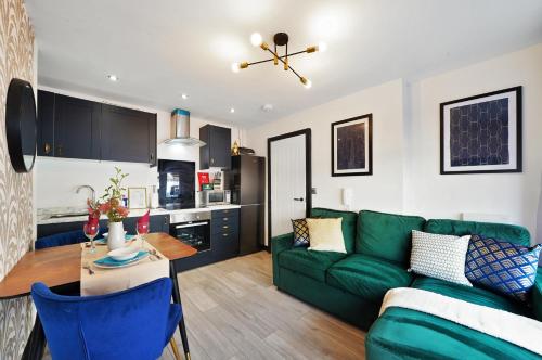 Η κουζίνα ή μικρή κουζίνα στο Stylish Yorkshire Apartment - Sleeps 5