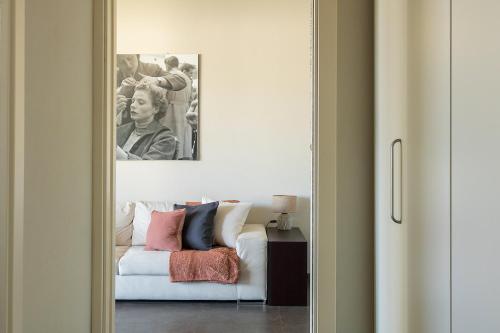 Posezení v ubytování Montecarlo Charme Apartment