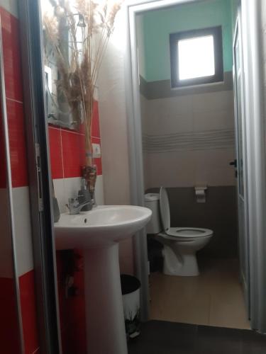 Ένα μπάνιο στο Guest house Stone Dream Ohrid lake view
