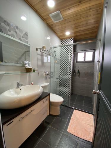 Un baño de 晨民宿 Morning Homestay