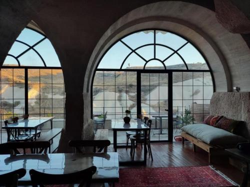 Posezení v ubytování Rivendell Cappadocia