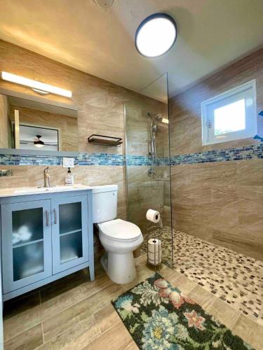 Un baño de Kite beachfront Villa in Las Picuäs