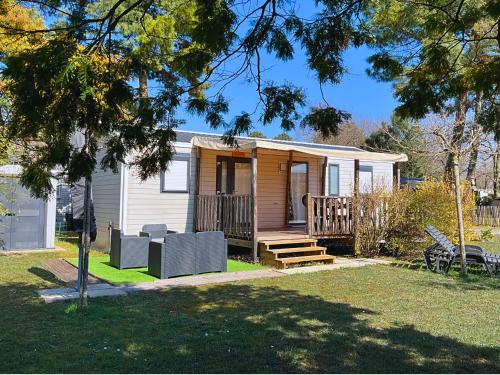 Le Ti Buch Mobilhome en Camping 4 étoiles avec Terrasse Plancha et Climatisation