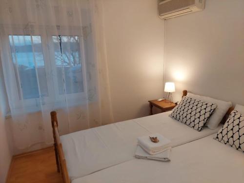 Postel nebo postele na pokoji v ubytování APARTMAN LUKA