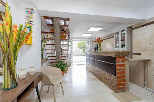 Kuchyň nebo kuchyňský kout v ubytování Gran Caribe Hotel