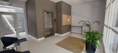 Koupelna v ubytování Apartamento Bento Gonçalves com Academia