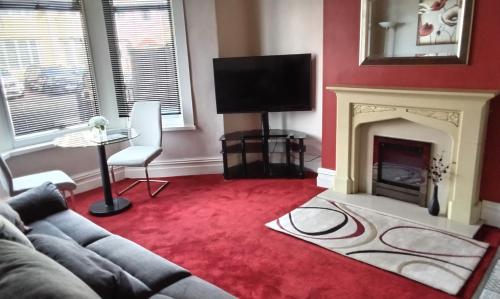 Χώρος καθιστικού στο Stratford House Holiday Apartments
